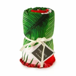 Telo Mare Hibiscus Daunex In Microspugna Con Frange Y564