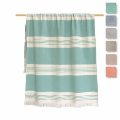 Telo Mare Pareo Con Frange Easy Daunex In Cotone Z142