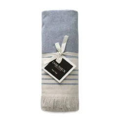 Telo Mare Pareo Con Frange Easy Daunex In Cotone Z142 -Articoli Per La Casa telo mare pareo easy daunex 90x170 cm in cotone blu 1