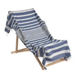 Telo Mare Pareo Fouta Minorca Con Frange 90x170 Cm K381 -Articoli Per La Casa telo mare pareo fouta minorca con frange 90x170 cm azzurro 1