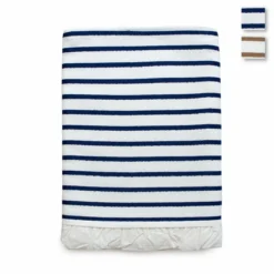 Telo Mare Sorrento Di Maestri Cotonieri In Microspugna Con Volants Y832