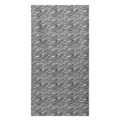 Telo Mare Piscina Sport Zebrato In Microfibra Con Borsetta U276