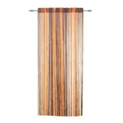 Tenda Arredo A Fili Millerighe Multicolor 140x280 W022 -Articoli Per La Casa tenda a fili millerighe multicolor arancione 1