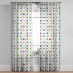 Tessuto Per Tenda Al Metro Cuori C/stampa Digitale Altezza 315 Cm V577 -Articoli Per La Casa tenda al metro cuore confezionata