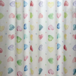 Tessuto Per Tenda Al Metro Cuori C/stampa Digitale Altezza 315 Cm V577