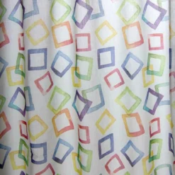 Tessuto Per Tenda Al Metro Quadretti C/stampa Digitale Altezza 315 Cm V580