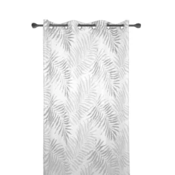 Tenda Arredo Filtrante Cynara Effetto Lino Con Borchie 140x260 Cm Y424 -Articoli Per La Casa tenda arredo filtrante cynara 140x260 cm grigio 1 1