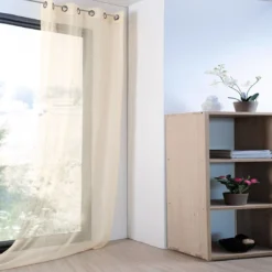 Tenda Arredo Velata Monna 140x280 Cm Con Borchie R710 19 Tenda Arredo Velata Monna 140x280 Cm Con Borchie R710 -Articoli Per La Casa tenda arredo monna con borchie trasparente ecru 1