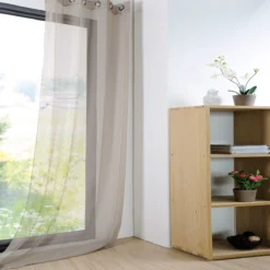 Tenda Arredo Velata Monna 140x280 Cm Con Borchie R710 15 Tenda Arredo Velata Monna 140x280 Cm Con Borchie R710 -Articoli Per La Casa tenda arredo monna con borchie trasparente lino 1