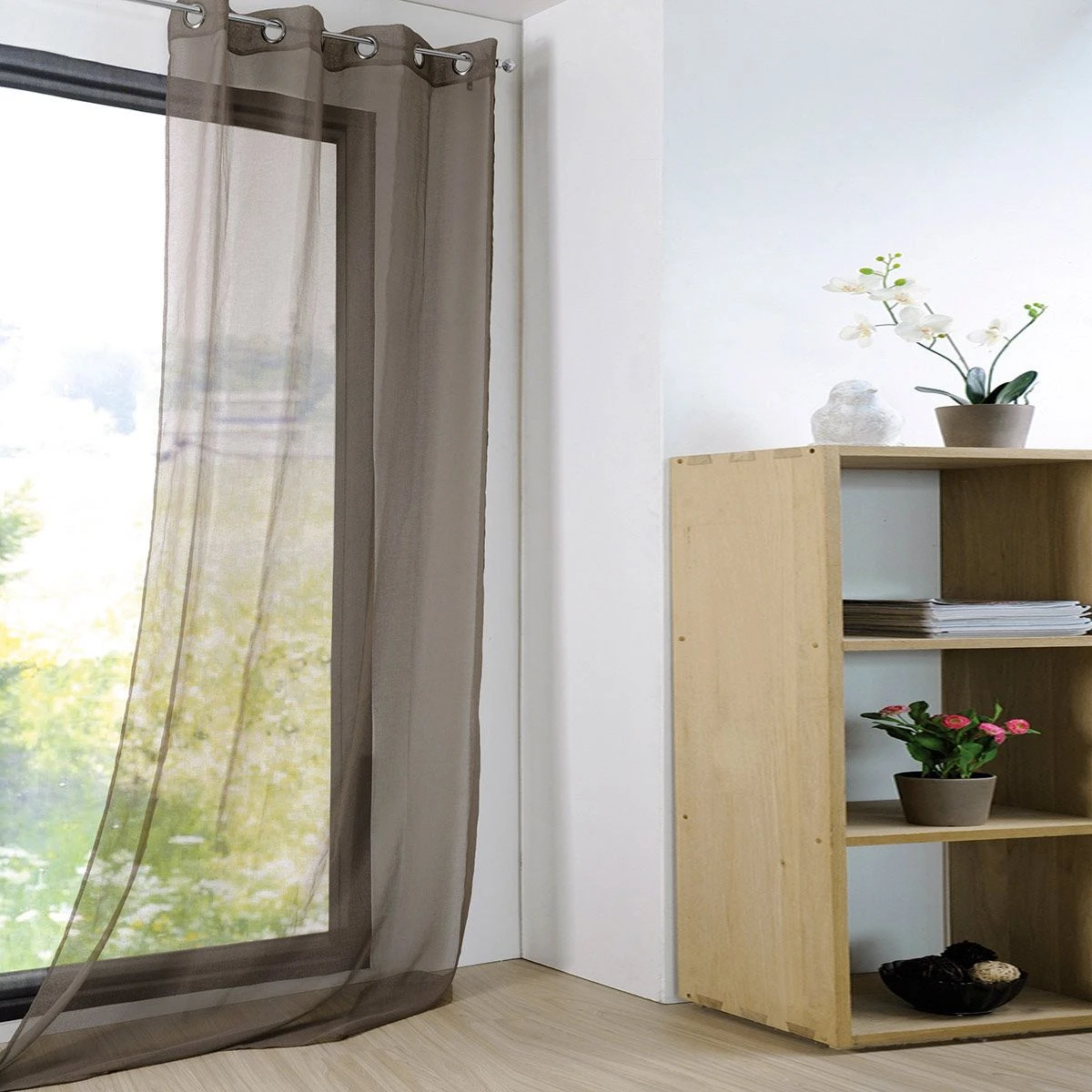 Tenda Arredo Velata Monna 140x280 Cm Con Borchie R710 9 Tenda Arredo Velata Monna 140x280 Cm Con Borchie R710 - immagine 9