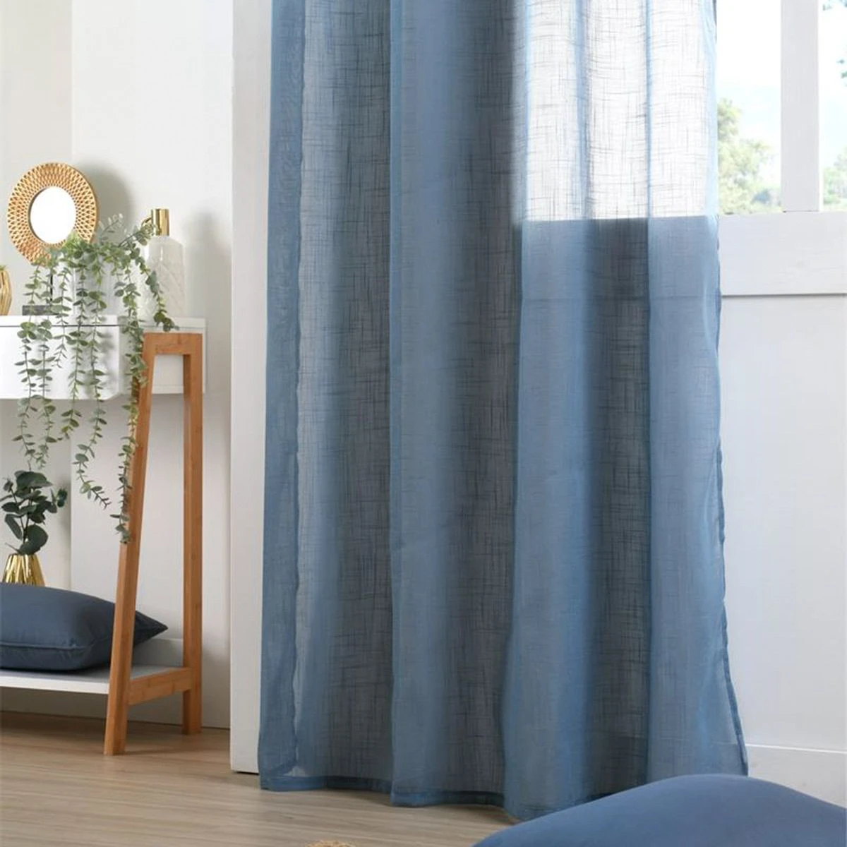 Tenda Arredo Filtrante Preston Effetto Lino Con Borchie 140x260 Cm K413 6 Tenda Arredo Filtrante Preston Effetto Lino Con Borchie 140x260 Cm K413 - immagine 6