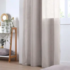 Tenda Arredo Filtrante Preston Effetto Lino Con Borchie 140x260 Cm K413 14 Tenda Arredo Filtrante Preston Effetto Lino Con Borchie 140x260 Cm K413 -Articoli Per La Casa tenda arredo preston effetto lino naturale 1