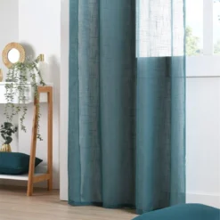 Tenda Arredo Filtrante Preston Effetto Lino Con Borchie 140x260 Cm K413 10 Tenda Arredo Filtrante Preston Effetto Lino Con Borchie 140x260 Cm K413 -Articoli Per La Casa tenda arredo preston effetto lino smeraldo particolare