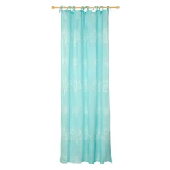 Tenda Arredo Sardegna Con Lacci Fondo Colorato 140x290 Cm W166 -Articoli Per La Casa tenda arredo sardegna fondo colorato acqua 2 1