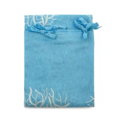 Tenda Arredo Sardegna Con Lacci Fondo Colorato 140x290 Cm W166 -Articoli Per La Casa tenda arredo sardegna fondo colorato blu 1