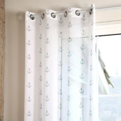 Tenda Arredo Trasparente Babord 140x260 Cm K615 -Articoli Per La Casa tenda arredo trasparente babord 140x260 cm blu petrolio 1