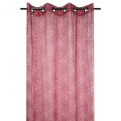 Tenda Arredo Trasparente Ivanna Con Borchie 140x260 Cm J489 -Articoli Per La Casa tenda arredo trasparente ivanna con borchie 140x260 cm bordeaux 3