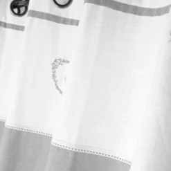 Tenda Arredo Coprente Pauline Con Borchie 140x260 Cm W670 -Articoli Per La Casa tenda coprente pauline 140x260 cm grigio 3 1