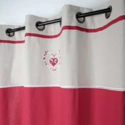 Tenda Arredo Coprente Pauline Con Borchie 140x260 Cm W670 -Articoli Per La Casa tenda coprente pauline 140x260 cm rosso 3 1