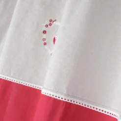 Tenda Arredo Coprente Pauline Con Borchie 140x260 Cm W670 -Articoli Per La Casa tenda coprente pauline 140x260 cm rosso 4 1