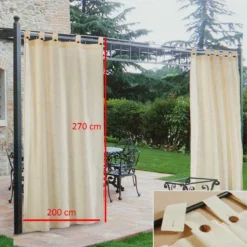 Tenda Gazebo Morbidissimi Idrorepellente Con Passanti 200x270 Cm - Panna Z308 7 Tenda Gazebo Morbidissimi Idrorepellente Con Passanti 200x270 Cm - Panna Z308 -Articoli Per La Casa tenda gazebo impermeabile morbidissimi 4