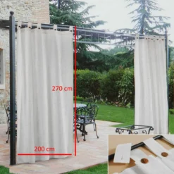 Tenda Gazebo Morbidissimi Idrorepellente Con Passanti 200x270 Cm - Bianco Z309 7 Tenda Gazebo Morbidissimi Idrorepellente Con Passanti 200x270 Cm - Bianco Z309 -Articoli Per La Casa tenda gazebo impermeabile morbidissimi 4 1