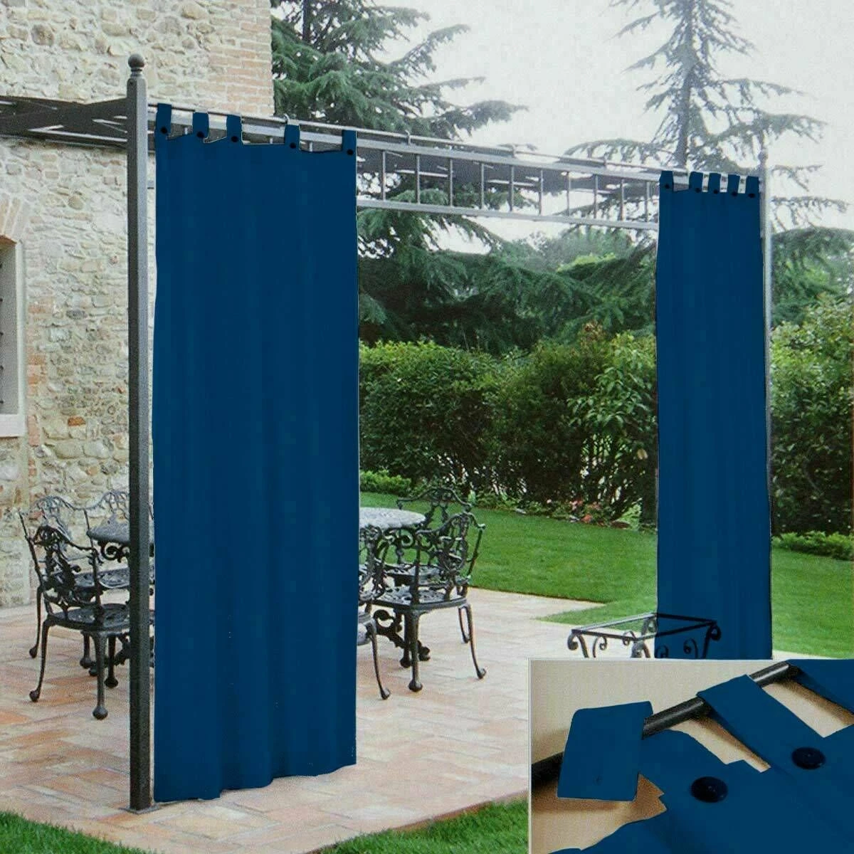 Tenda Gazebo Morbidissimi Idrorepellente 140x270 Cm - Blu Royal Z158 1 Tenda Gazebo Morbidissimi Idrorepellente 140x270 Cm - Blu Royal Z158