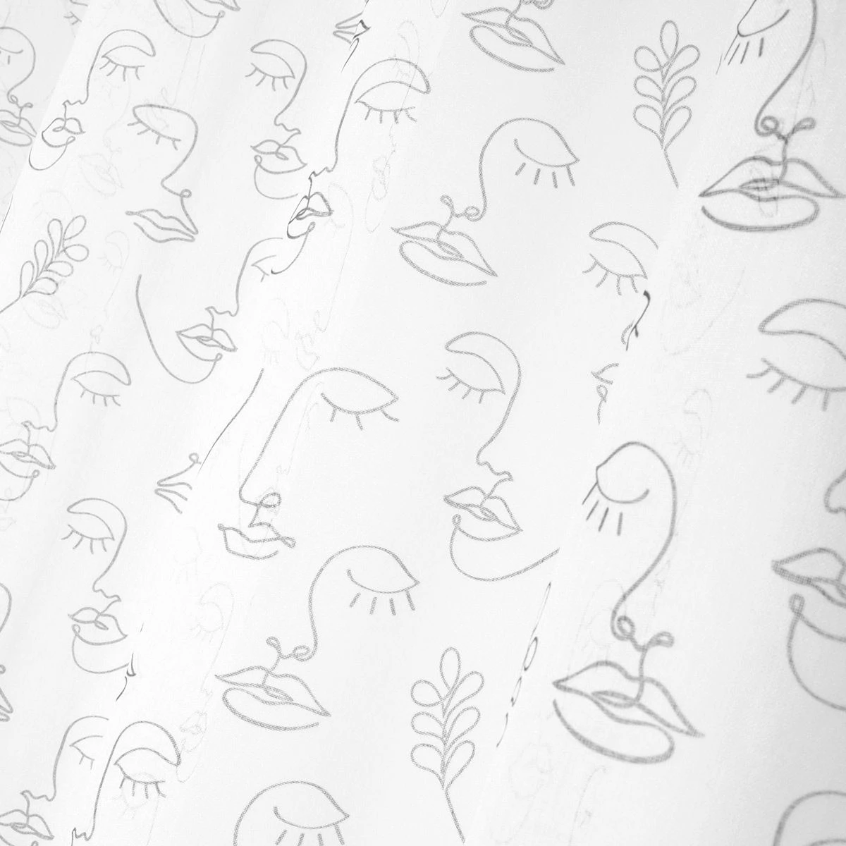 Tenda Arredo Trasparente Esquisse Con Borchie 140x260 Cm W654 3 Tenda Arredo Trasparente Esquisse Con Borchie 140x260 Cm W654 - immagine 3