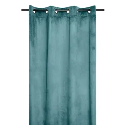 Tenda Confezionata In Velluto Danae Coprente 140x260 Cm T073 -Articoli Per La Casa tenda danae in velluto acquamarina