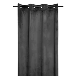 Tenda Confezionata In Velluto Danae Coprente 140x260 Cm T073 -Articoli Per La Casa tenda danae in velluto antracite