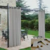 Tenda Gazebo Morbidissimi Idrorepellente Con Passanti 140x270 Cm - Grigio U147