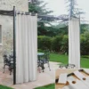 Tenda Gazebo Morbidissimi Idrorepellente Con Passanti 140x270 Cm - Bianco S440