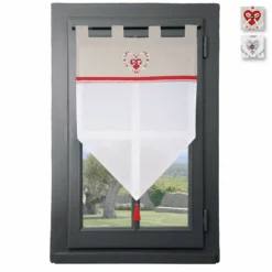 Tendina A Vetro Trasparente Pauline - Dimensioni Varie W071