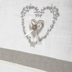 Tendina A Vetro Trasparente Pauline - Dimensioni Varie W071 -Articoli Per La Casa tendina a vetro pauline grigio 2 2