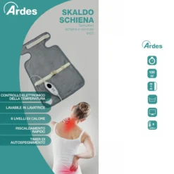Termoforo Schiena E Cervicale Ardes Skaldo AR4H02 V219 -Articoli Per La Casa termoforo schiena e cervicale ardes skaldo ar4h02 3