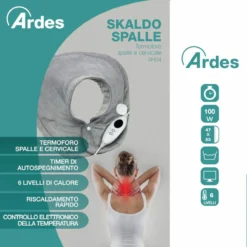 Termoforo Spalle E Cervicale Ardes Skaldo AR4H04 V220 -Articoli Per La Casa termoforo spalle e cervicale ardes skaldo ar4h04 3