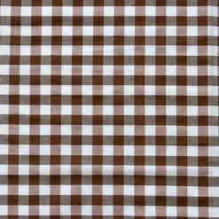 Tessuto A Quadretti Al Metraggio Country Altezza 280 Cm Z230 -Articoli Per La Casa tessuto a quadretti al metro country marrone 3