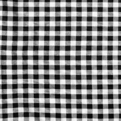 Tessuto A Quadretti Al Metraggio Country Altezza 280 Cm Z230 -Articoli Per La Casa tessuto a quadretti al metro country nero 3