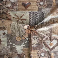 Tessuto Al Metro Nordique Antimacchia Country/Tirolese H.155 Cm V685