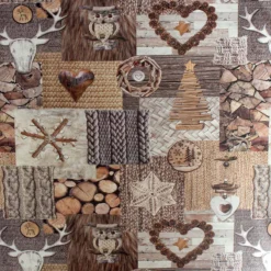 Tessuto Al Metro Nordique Antimacchia Country/Tirolese H.155 Cm V685 -Articoli Per La Casa tessuto al metro nordique impermeabile antimacchia 3