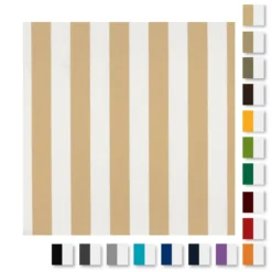 Tessuto Impermeabile Da Esterno Al Metro Deneb Multiuso Rigato Y499