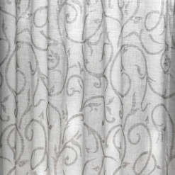 Tessuto Per Tenda Al Metro Ramage Altezza 300 Cm Y216 -Articoli Per La Casa tessuto per tende al metro ramage altezza 300 cm grigio 1