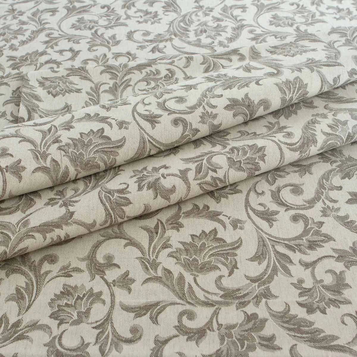 Tessuto Al Metro Per Tovaglie Arabesco In Misto Lino Altezza 180 Cm W276 2 Tessuto Al Metro Per Tovaglie Arabesco In Misto Lino Altezza 180 Cm W276 - immagine 2