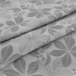 Tessuto Al Metro Per Tovaglie Foglie In Misto Lino Altezza 180 Cm W275 -Articoli Per La Casa tessuto per tovaglie foglie in misto lino altezza 180 cm antracite 1