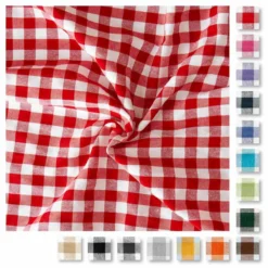 Tessuto A Quadretti Al Metraggio Country Altezza 280 Cm Z230