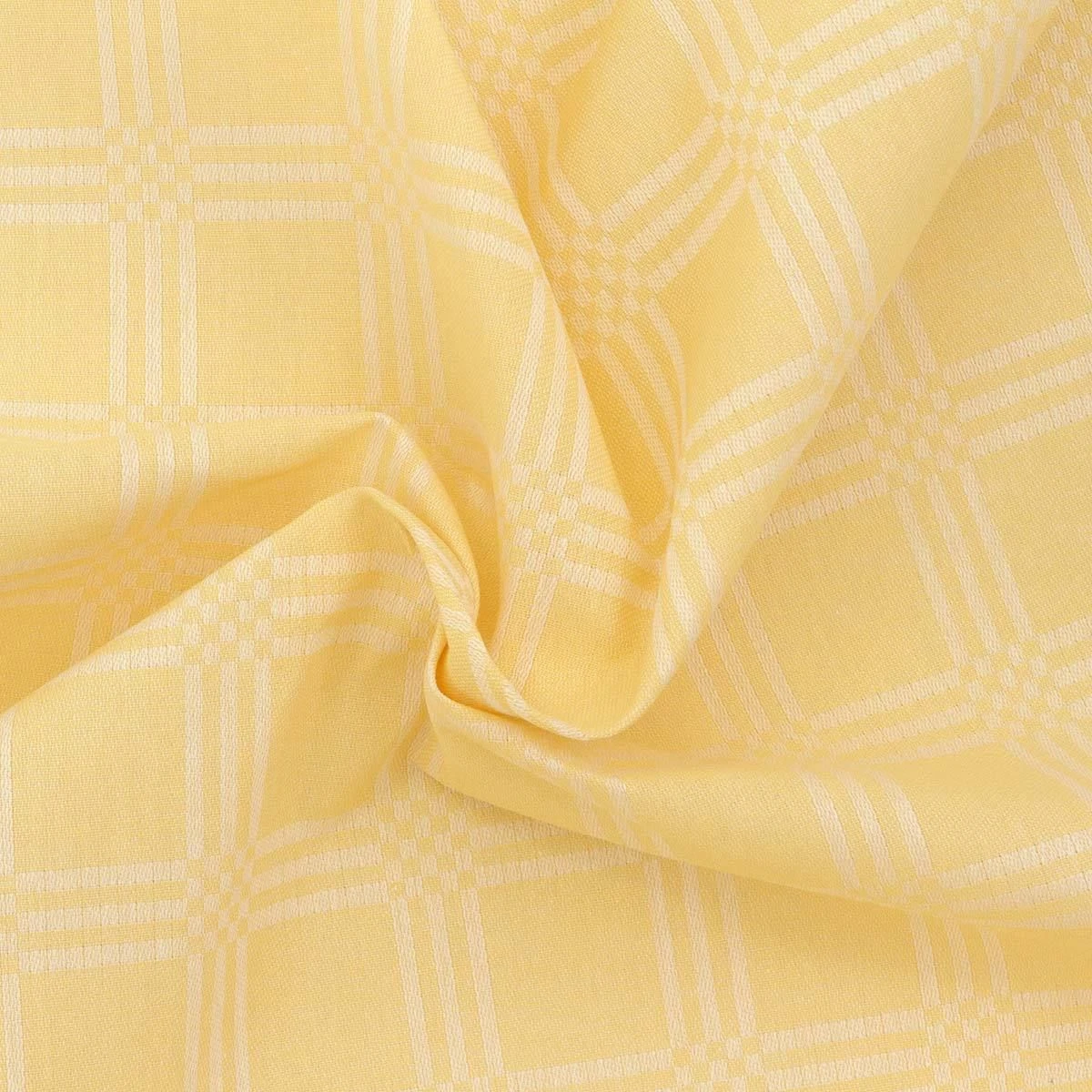 Tessuto Per Tovagliato Al Metro Quadroni Giallo 190 Cm Puro Cotone R009 1 Tessuto Per Tovagliato Al Metro Quadroni Giallo 190 Cm Puro Cotone R009