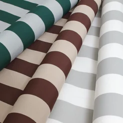 Tessuto Per Tende Da Sole Al Metro Righe 140 Cm Impermeabile Q889