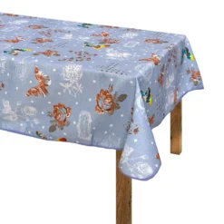 Tovaglia Antimacchia Flower 150x240 Cm Y029 -Articoli Per La Casa tovaglia da tavola antimacchia flower celeste 1