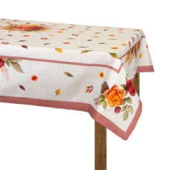 Tovaglia Margaret In Puro Cotone Con Stampa Digitale - Dimensioni Varie W504 -Articoli Per La Casa tovaglia da tavola margaret rosa 3