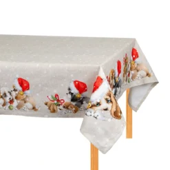 Tovaglia Da Tavola Natalizia Birillo In Puro Cotone - Dimensioni Varie X055